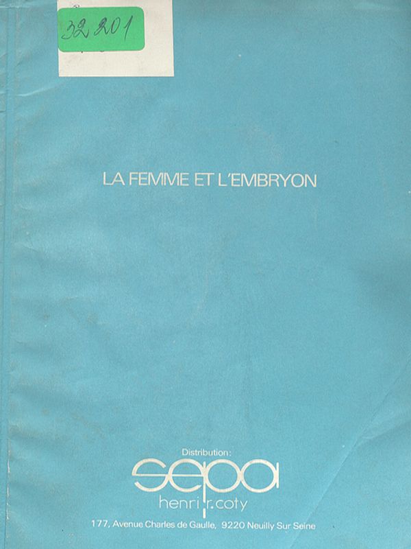 La femme et l`embryon