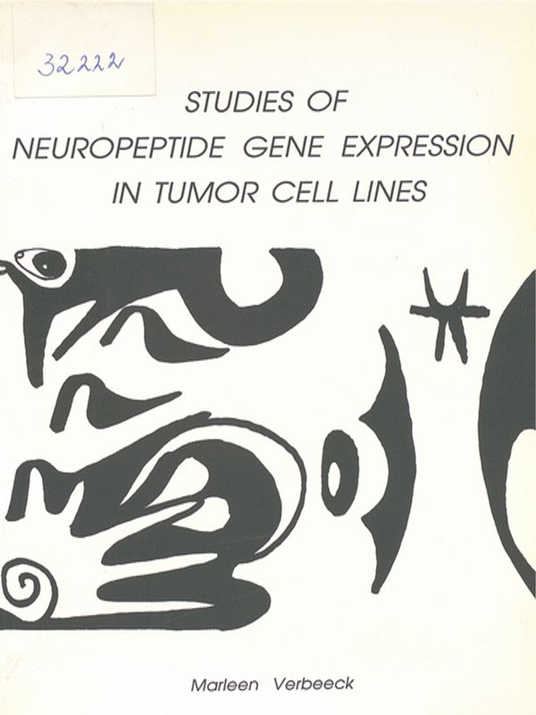 Studies of neuropeptide gene expression in tumor cell lines