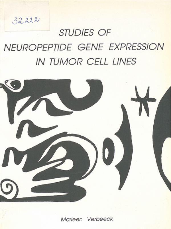 Studies of neuropeptide gene expression in tumor cell lines