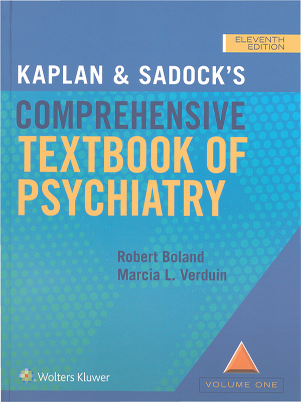 Kaplan & Sadock`s comprehensive textbook of psychiatry