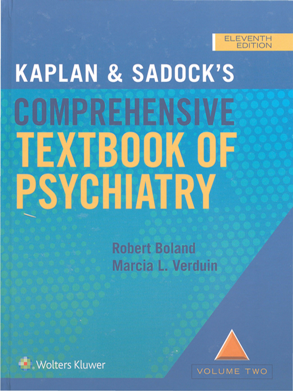 Kaplan & Sadock`s comprehensive textbook of psychiatry