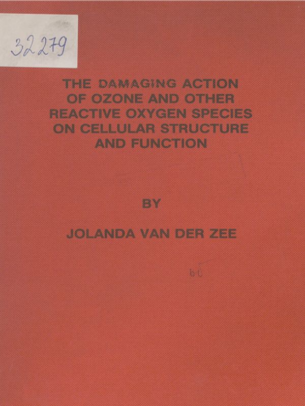 The damaging action of ozone and other reactive oxygen species on cellular structure and function