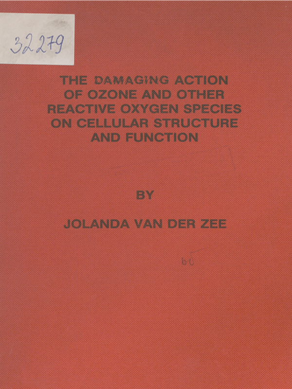The damaging action of ozone and other reactive oxygen species on cellular structure and function