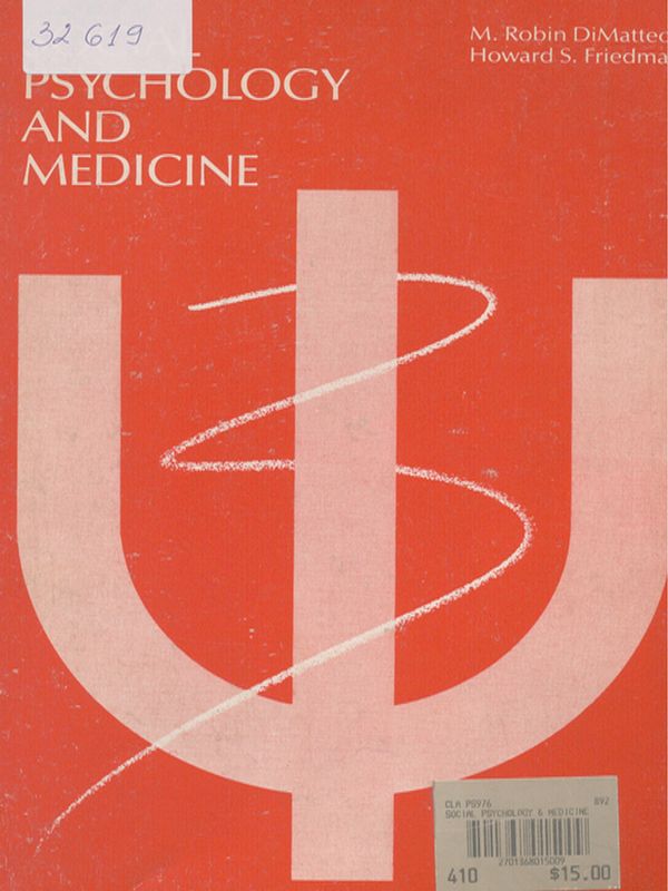 Social psychology and medicine