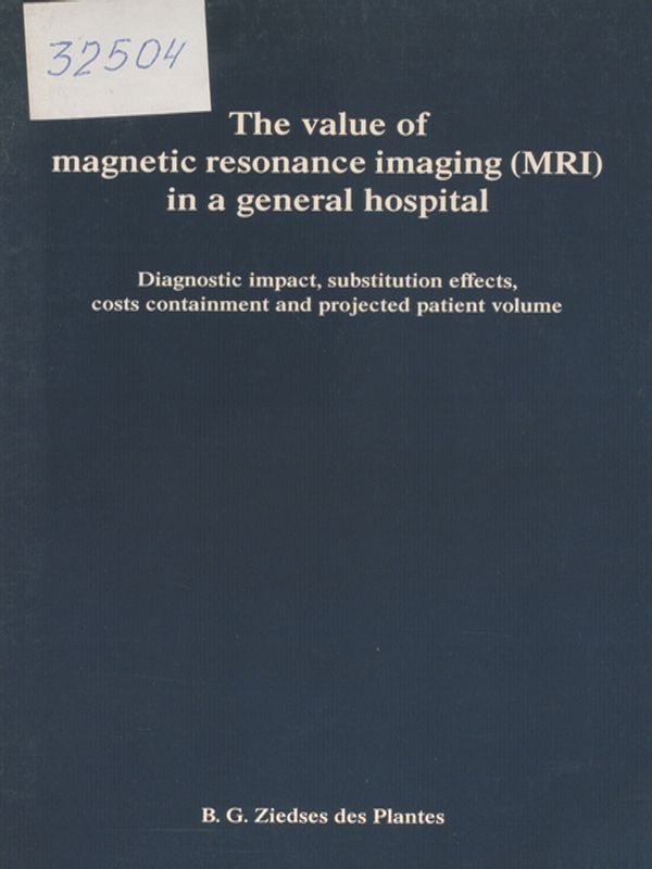 The value of magnetic resonance imaging (MRI) in a general hospital