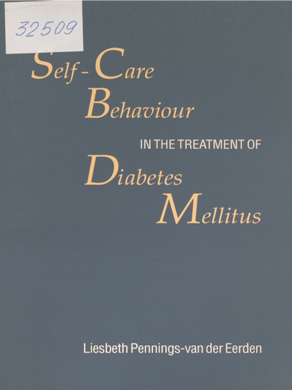 Self-care behaviour in the treatment of diabetes mellitus