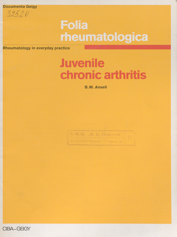 Juvenile chronic arthritis