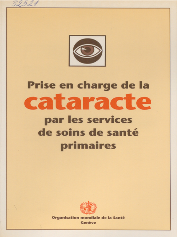 Prise en charge de la cataracte par les services de soins de sante primaires
