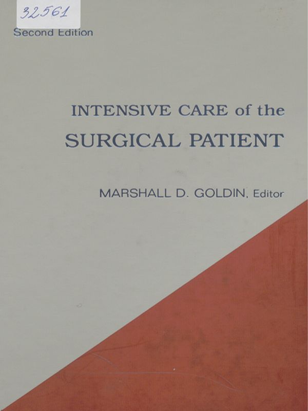 Intensive care of the surgical patient