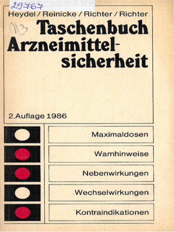 Taschenbuch Arzneimittelsicherheit