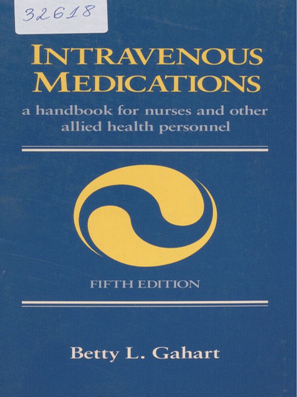 Intravenous medications