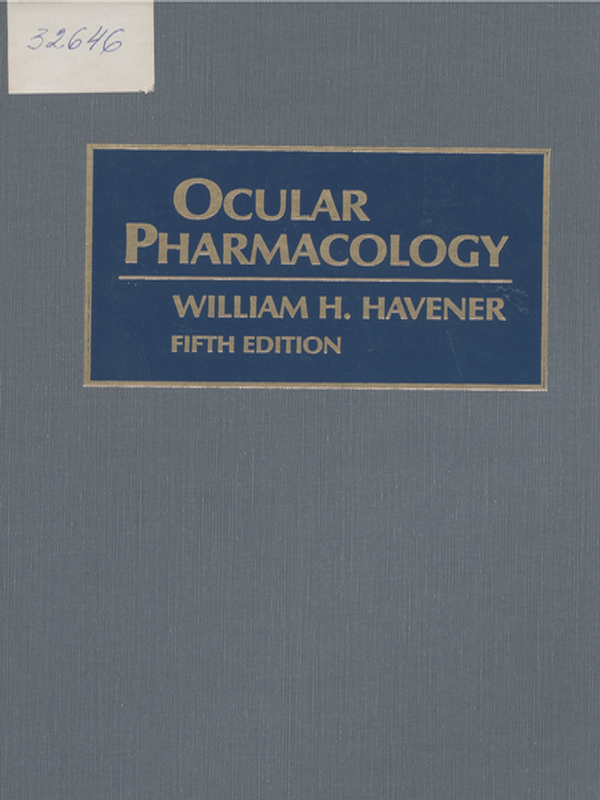 Ocular pharmacology