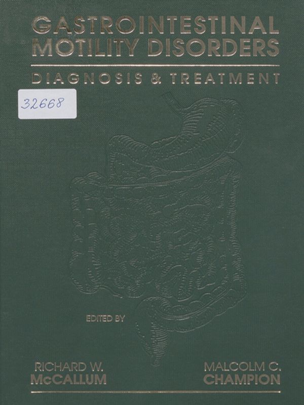 Gastrointestinal motility disorders