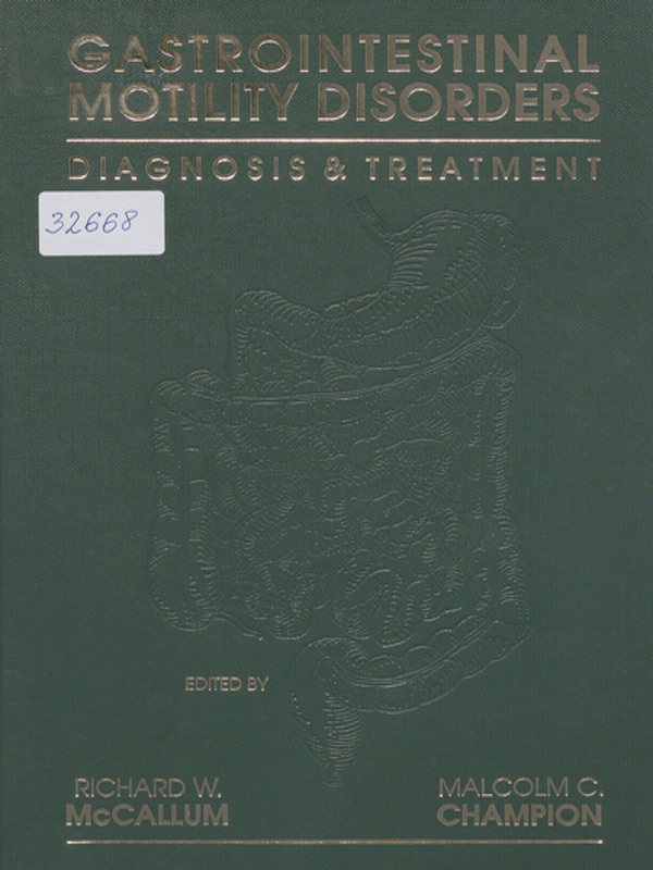 Gastrointestinal motility disorders