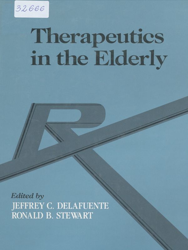 Therapeutics in the elderly