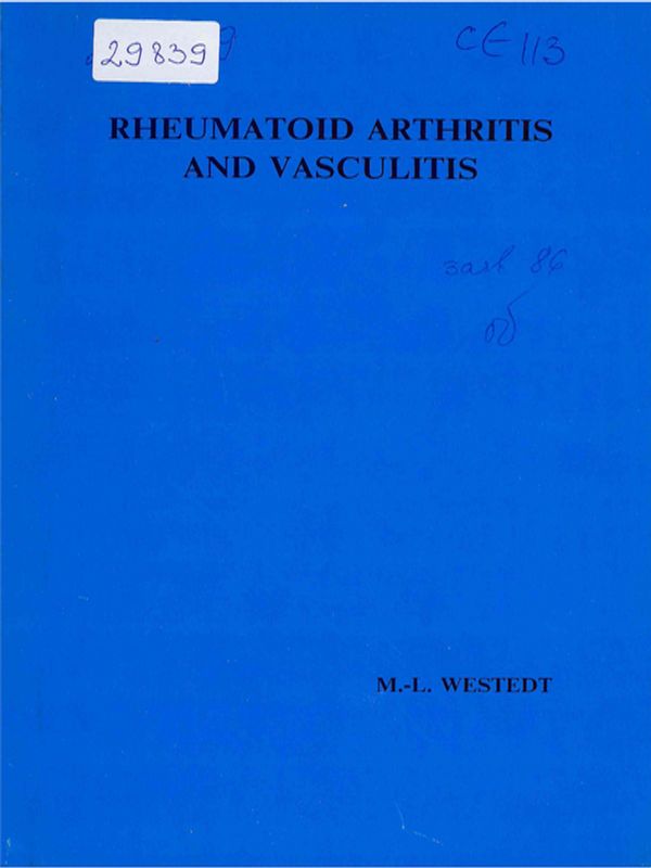 Rheumatoid arthritis and vasculitis