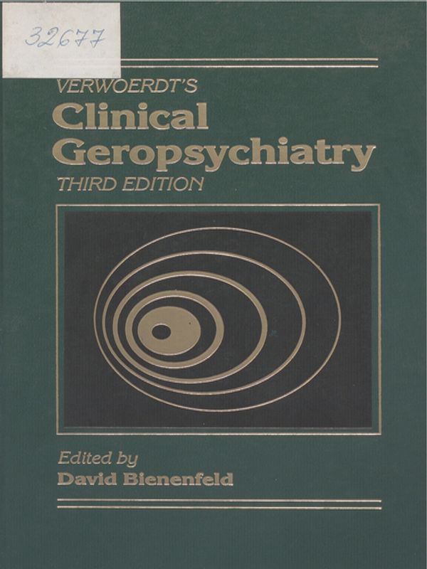 Verwoerdt`s clinical geropsychiatry