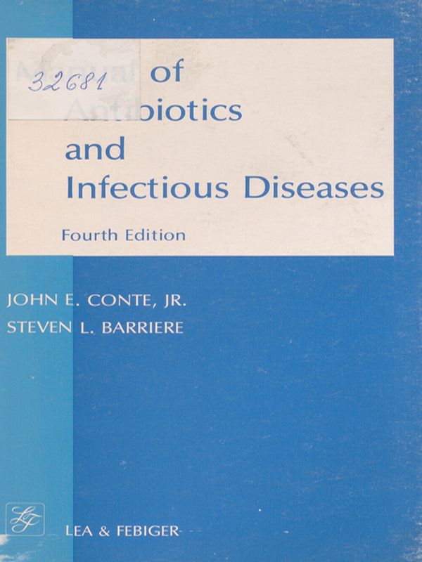 Manual of antibiotics and infectious diseases