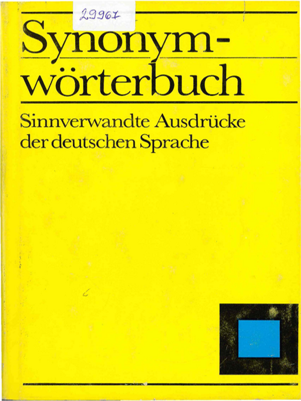 Synonymworterbuch