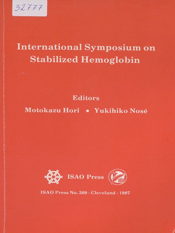 International symposium of stabilized hemoglobin