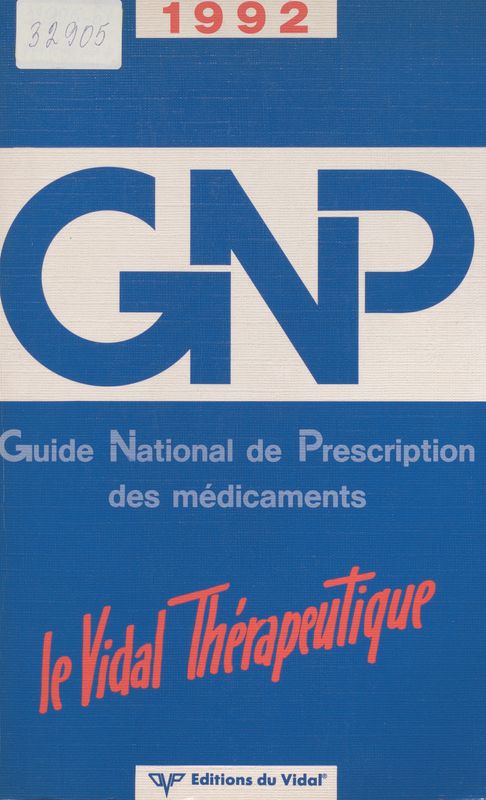 Guide national de prescription des medicaments