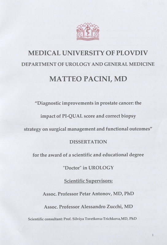 Diagnostic improvements in prostate cancer: the impact of PI-QUAL score and correct biopsy strategy on surgical management and functional outcomes