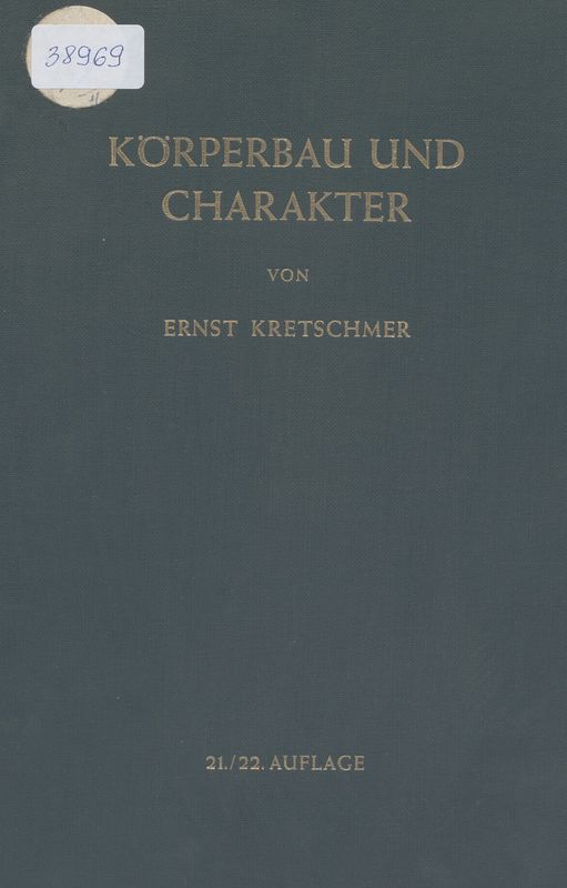 Korperbau und Charakter