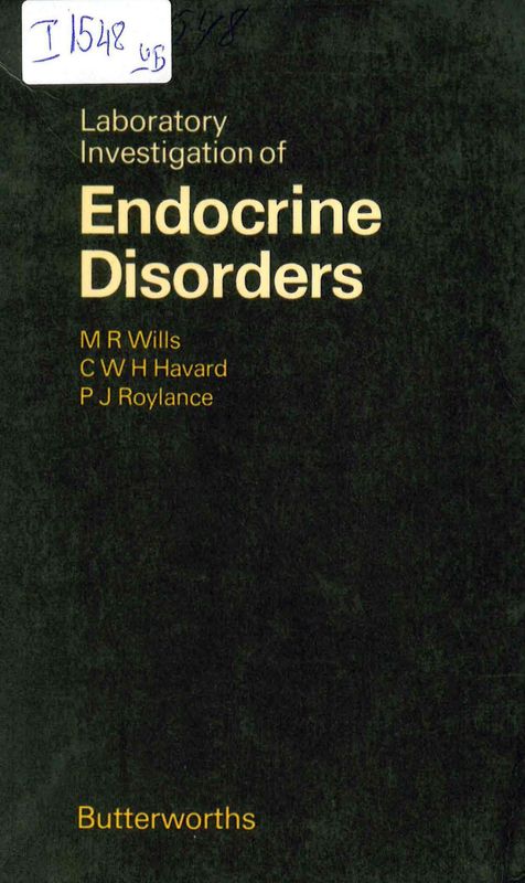 Laboratory investigation of endocrine disorders
