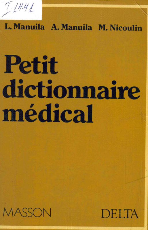 Petit dictionnaire medical