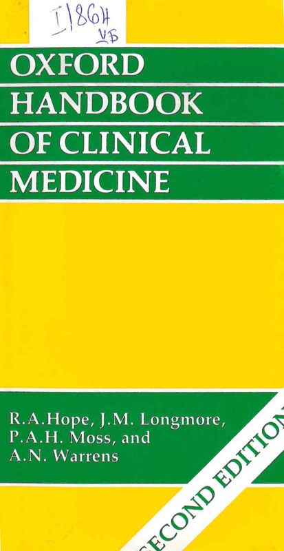 Oxford handbook of clinical medicine